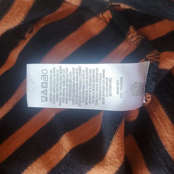 Hatley Breton Navy and Orange Striped Long Sleeve Sz. XL Top - Picture 11 of 11